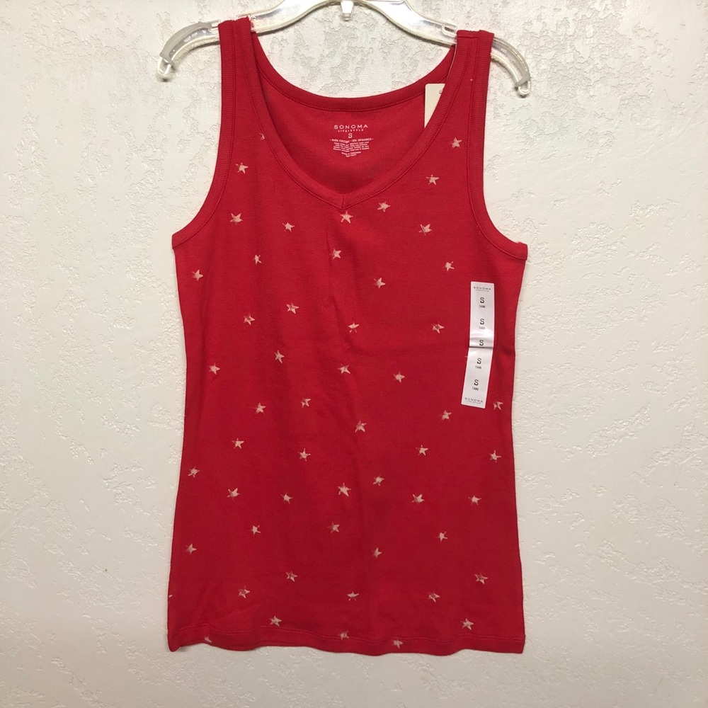 Vneck Rib Tank - Picture 2 of 4